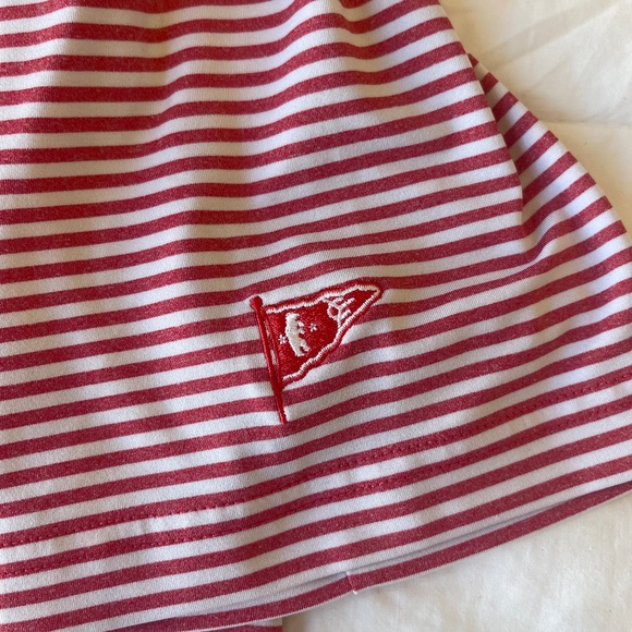 Vineyards Vines Performance Red & White Striped Polo Golf Sport Shirt Small - Picture 7 of 7